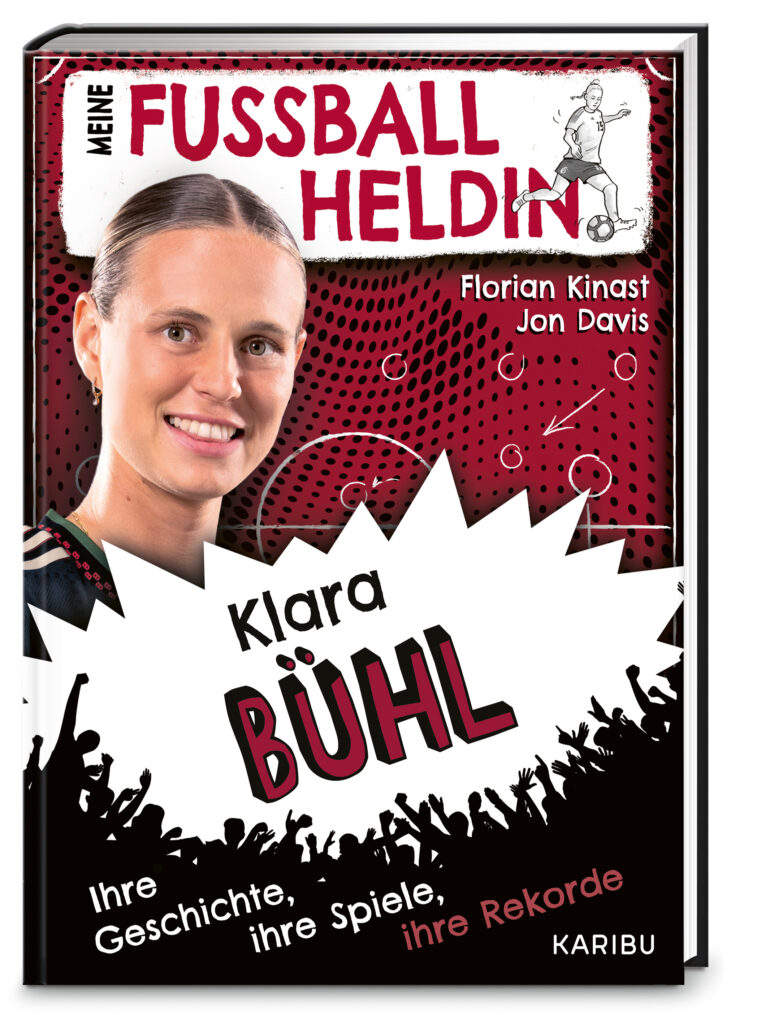 3D Cover von Meine Fußballheldin Klara Bühl – Ihre Geschichte, ihre Spiele, ihre Rekorde