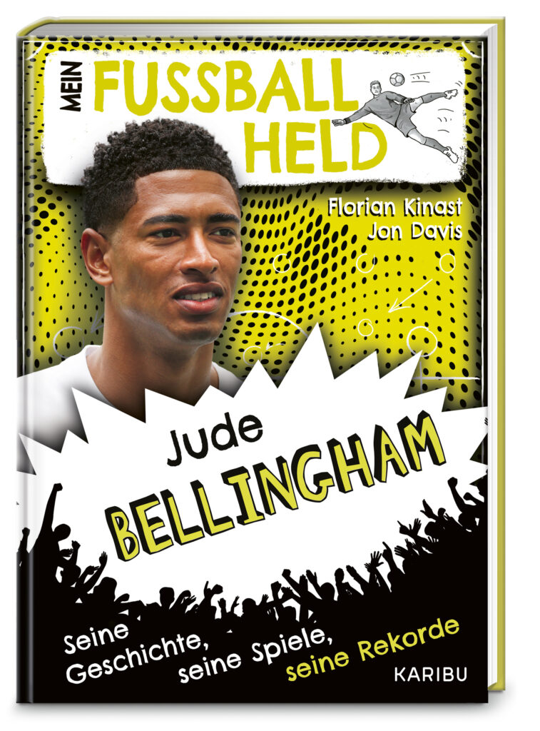 3D Cover von Mein Fußballheld Jude Bellingham – Seine Geschichte, seine Spiele, seine Rekorde